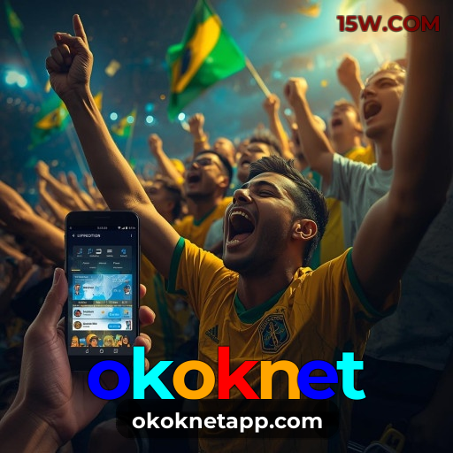 Aplicativo móvel okoknet para iOS e Android